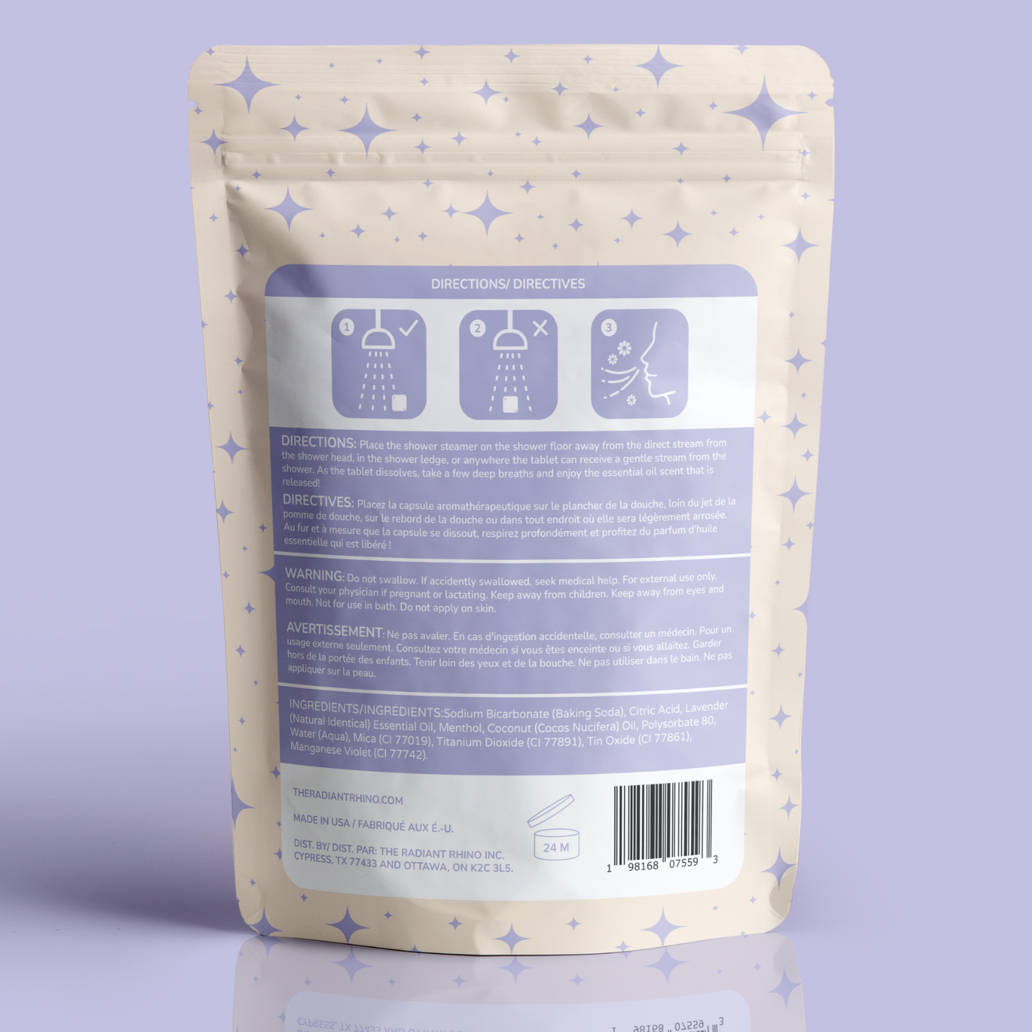 Tranquility: Lavender Shower Steamers